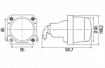 D90мм Би-Галоген модуль Premium (ближний/ дальний, DE, H9) 12V